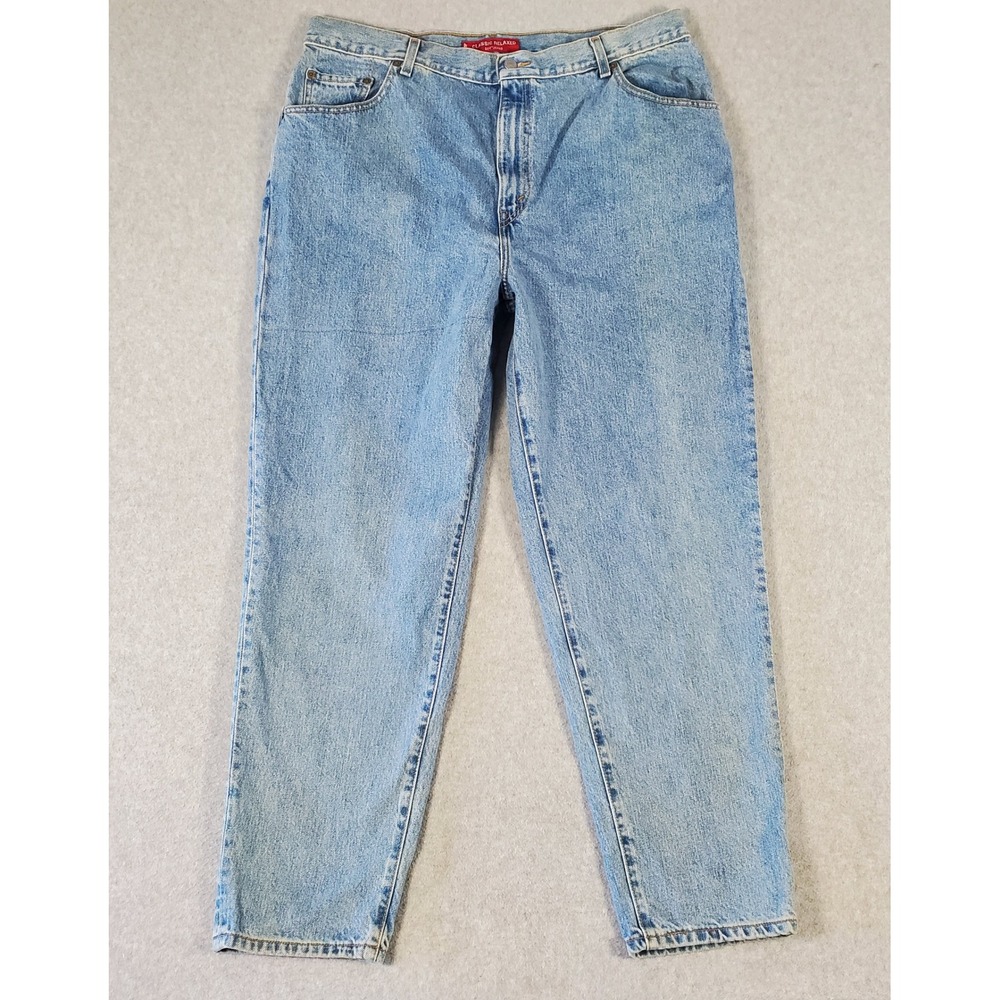 Levis 550 Jeans Relaxed Fit Tapered Leg Light Wash Blue Womens Size 20M (38X31)